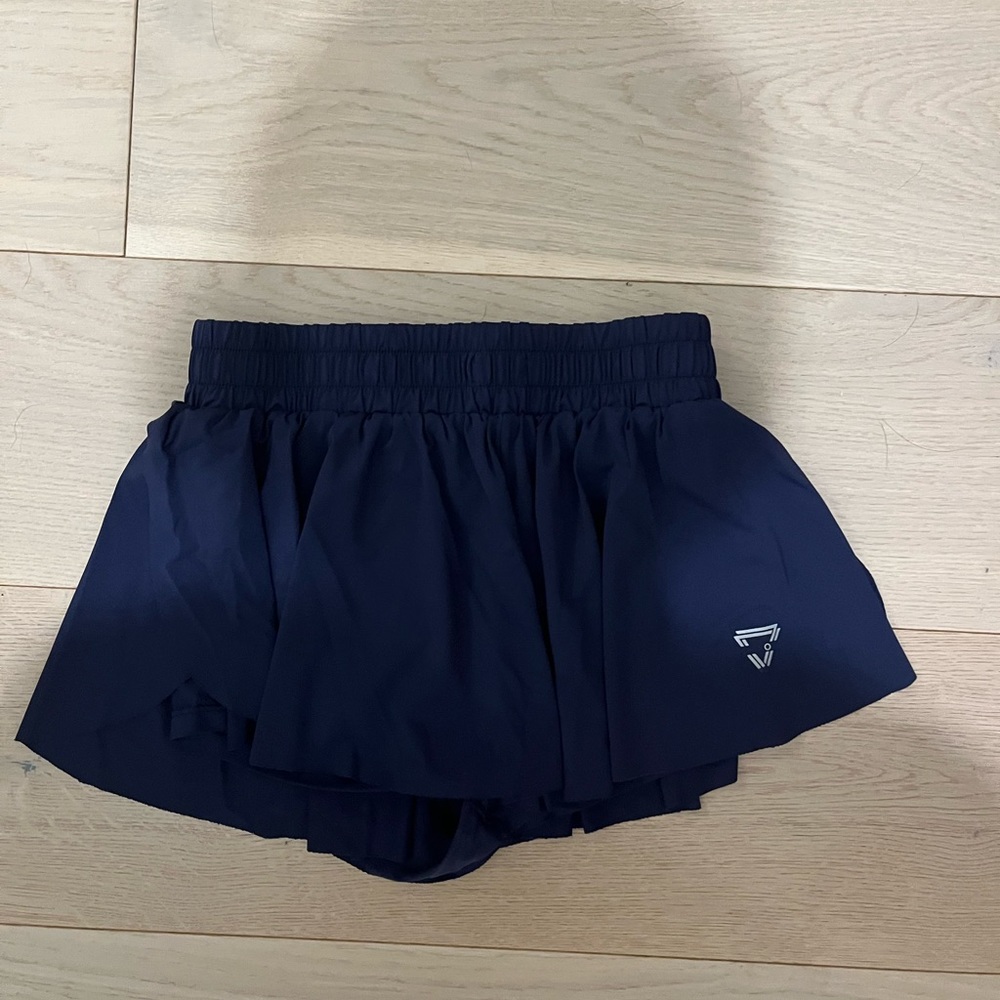 KEIKI KONA: Flowy shorts with lining, Size:S, Color: Navy